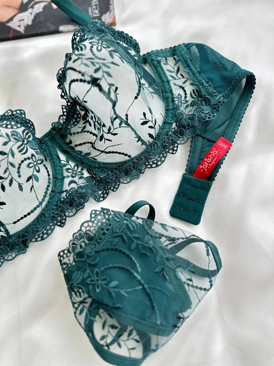 Garden Bralet Takım Yeşil (Büyük Beden)