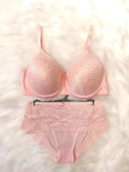 Ginger Sütyen Takımı - Somon (Büyük Beden)