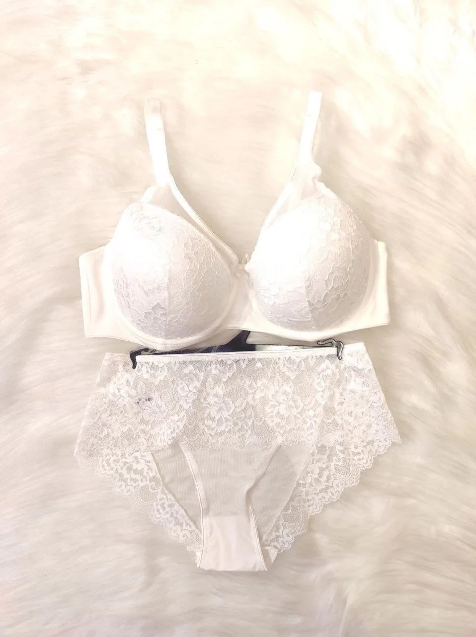 Ginger Sütyen Takımı - Beyaz (Büyük Beden)