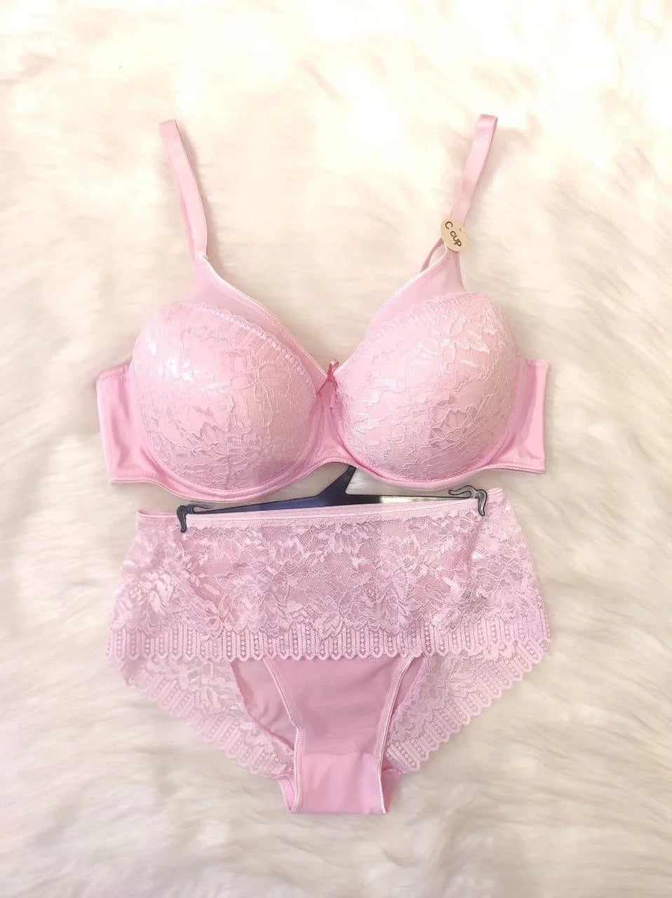 Ginger Sütyen Takımı - Pembe (Büyük Beden)